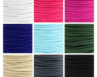 2.5 meters (EUR 1.00/meter) * Ø 2.3 mm elastic band * rubber band * handicraft material * DIY