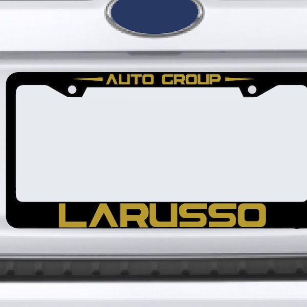 LARUSSO AUTO GROUP Cobra Kai Plastic License Plate Frame Holder Vinyl Decal Car Truck