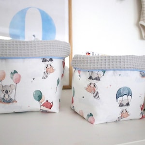 Utensilo Basket Waffle Fish Gris claro Koala Animales del bosque