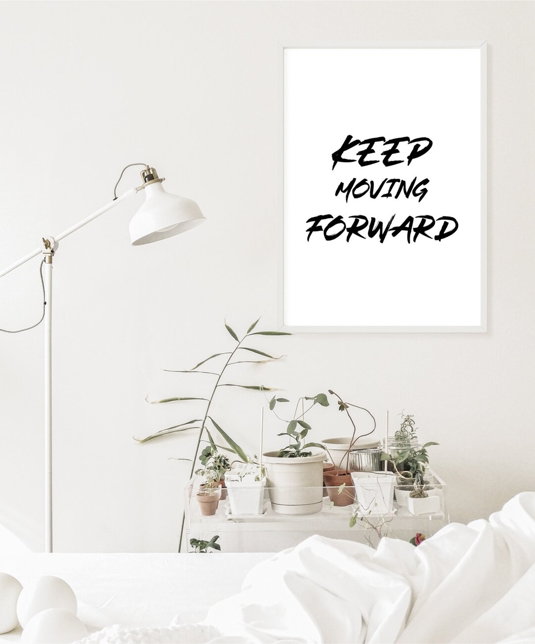 Encouragement Wall Art for Room Decoration, Keep Moving Forward ...