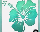 Hibiscus Flower 5 - Durable and reusable stencil for DIY painting, crafting and scrapbooking projects