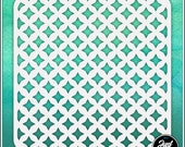 Star Pattern 1 Durable and reusable stencil for DIY painting, crafting and scrapbooking projects