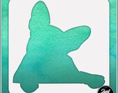 Frenchie 2 - Durable and reusable stencil for DIY painting, crafting and scrapbooking projects