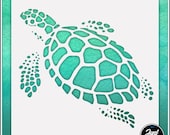 Turtle 3 - Durable and reusable stencil for DIY painting, crafting and scrapbooking projects