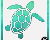 Turtle 1 - Durable and reusable stencil for DIY painting, crafting and scrapbooking projects