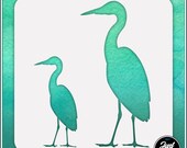 Crane 1 Durable and reusable stencil for DIY painting, crafting and scrapbooking projects