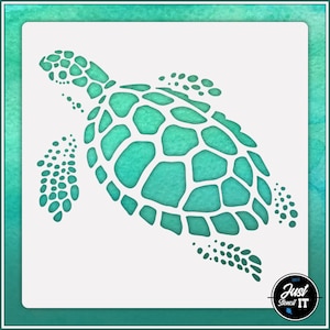 Turtle #3 - Durable and reusable stencil for DIY painting, crafting and scrapbooking projects
