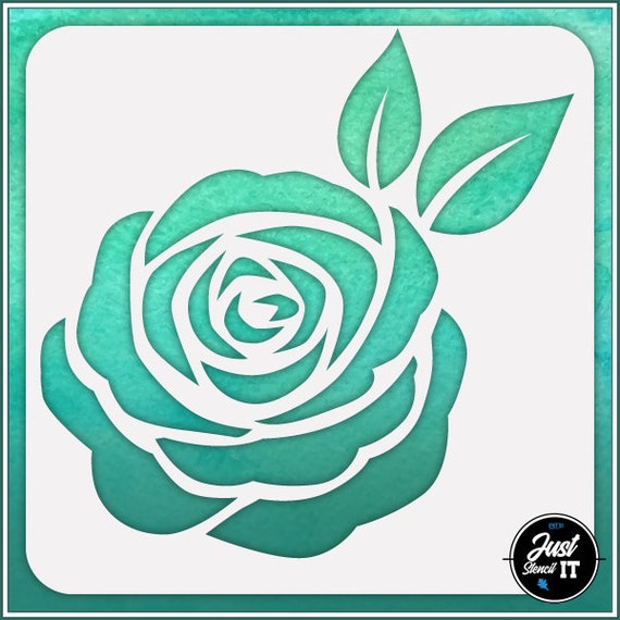 Rose 4 Durable and Reusable Stencil for DIY Painting | Etsy