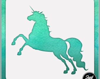 Unicorn 5 - Durable and reusable stencil for DIY painting, crafting and scrapbooking projects