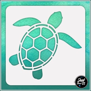 Turtle #1 - Durable and reusable stencil for DIY painting, crafting and scrapbooking projects