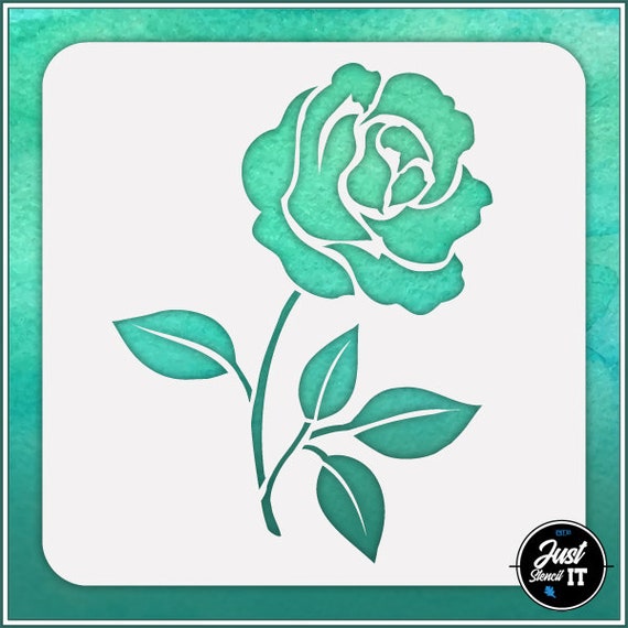 Hibiscus Flower #3 durable and reusable stencil for DIY painting /& crafts