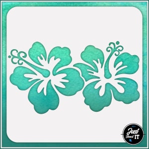 Hibiscus Flower #2 - Durable and reusable stencil for DIY painting, crafting and scrapbooking projects