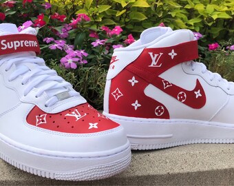 louis vuitton supreme air force 1