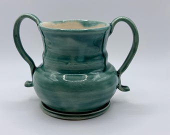 Green Crackle Decorative Vase