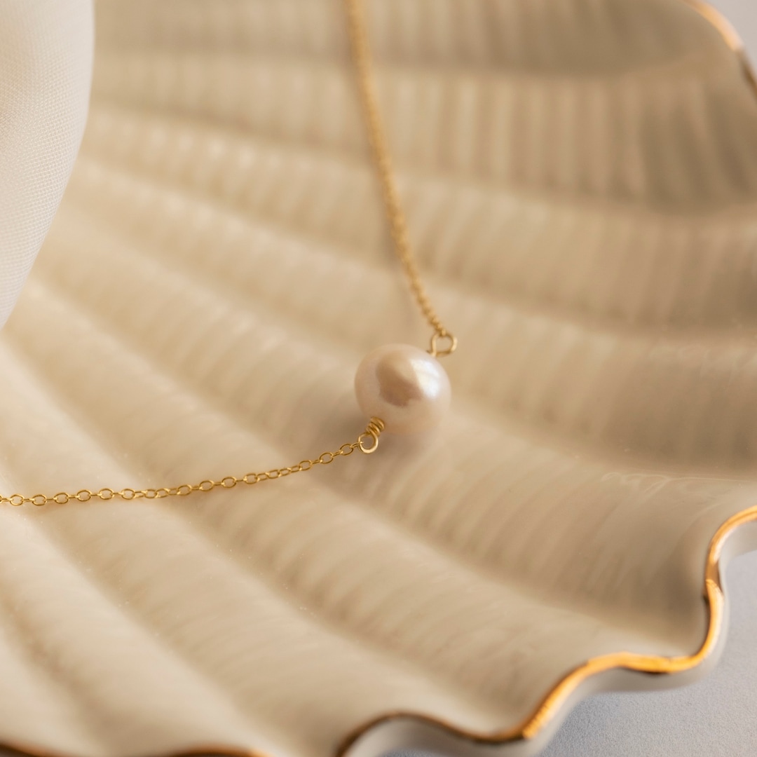 Delicate Daily Fresh Water Pearl Necklace main image 1