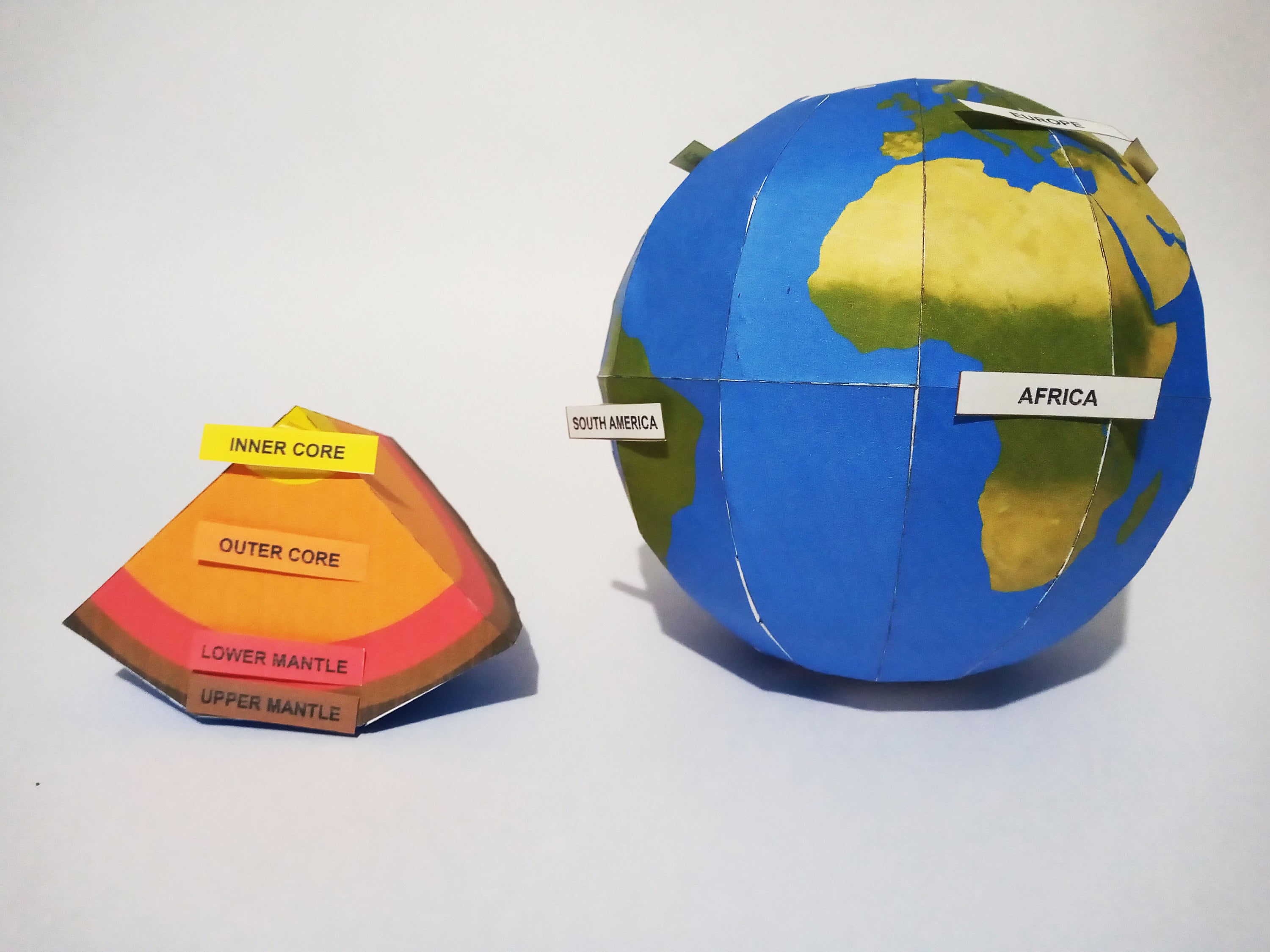 EARTH PAPERCRAFT, Printable GLOBE, 3d Globe Model, Earth Globe EARTH PAPERCRAFT, Printable GLOBE, 3d Globe Model, Earth Globe
