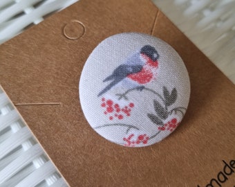 Cloth button "Robin"