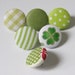 see more listings in the Fabric button pins section