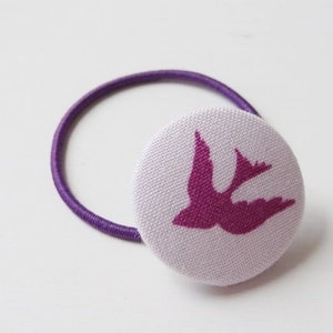 Hair gum swallow fabric knob image 1