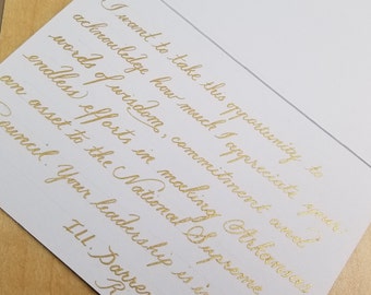 Handwritten Thank You Cards