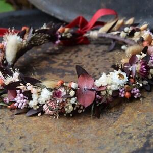 Dried Flower crown, Wedding flower crown, Bridal flower crown, Rustic Flower Crown, Maternity photosession, Wildflower crown, headwreath
