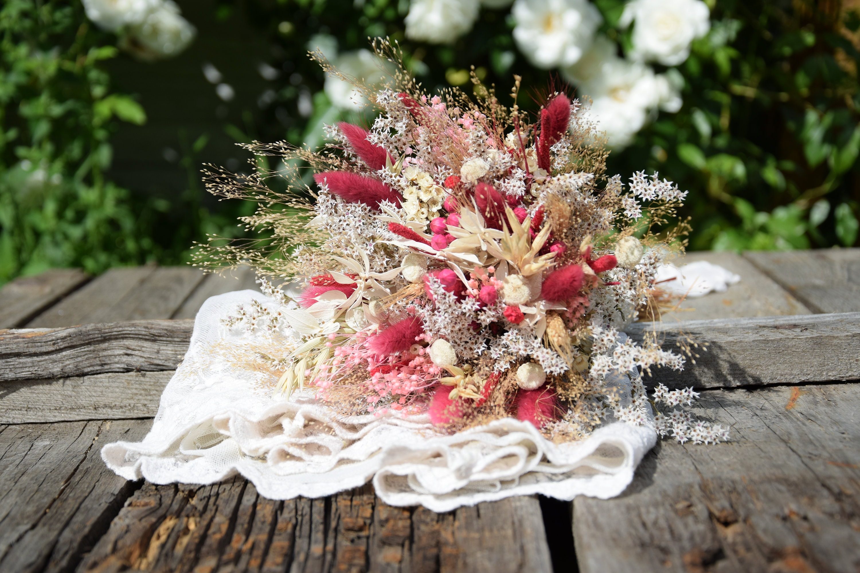 Rustic wedding bouquet for the bride Wedding bouquet of dried | Etsy