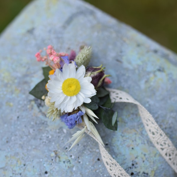 Rustic hand corsair, Colorful hand bouquet for bridesmaid, Wedding decoration for bridesmaid, Flower hand band, wedding corsair