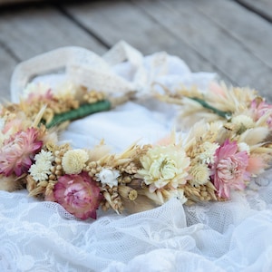 Dried Flower crown, Wedding flower crown, Bridal flower crown, Rustic Flower Crown, Maternity photosession, Wildflower crown, headwreath