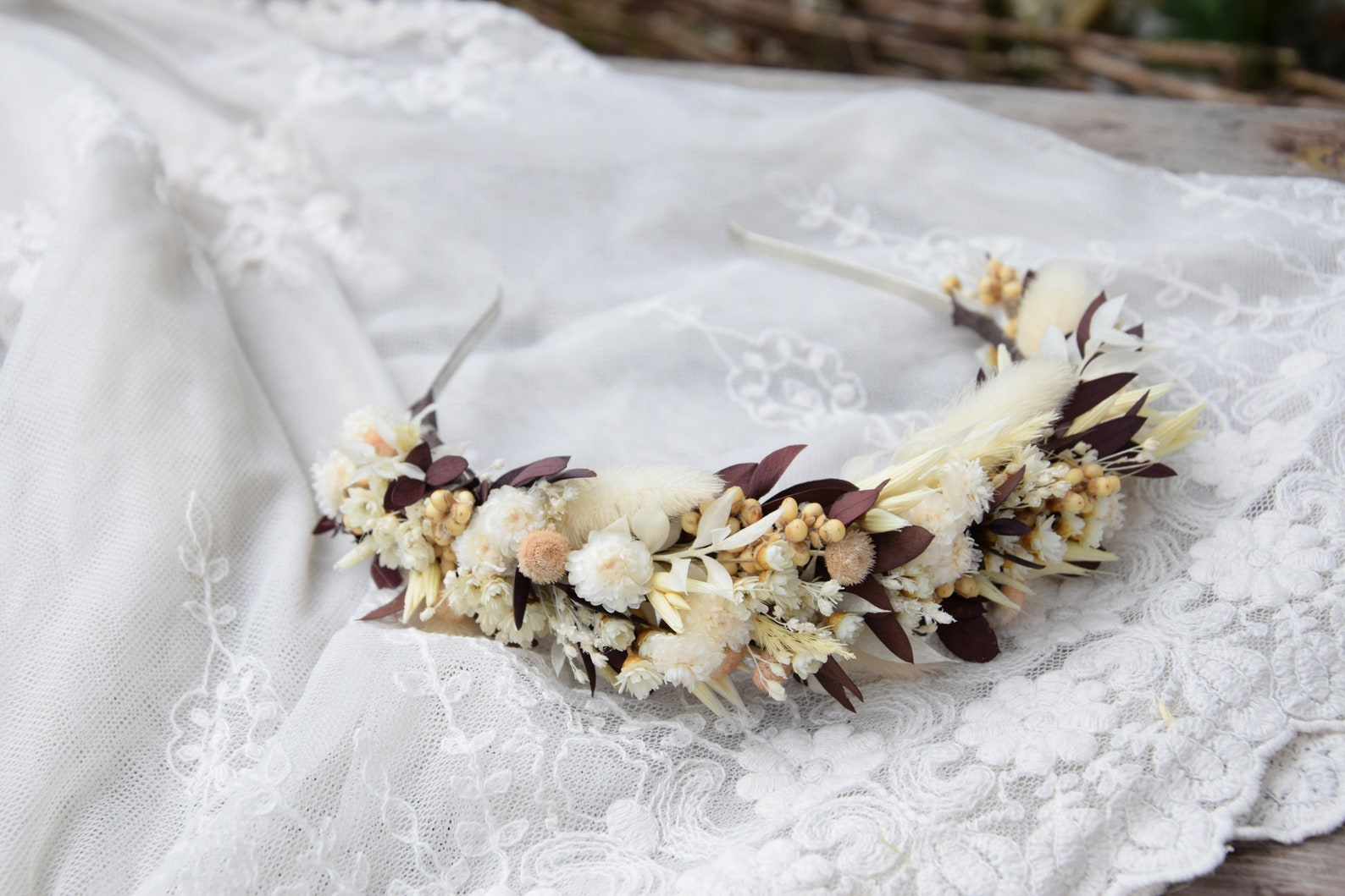 Handmade wreath headwear
