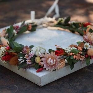 Dried Flower crown, Wedding flower crown, Bridal flower crown, Rustic Flower Crown, Maternity photosession, Wildflower crown, headwreath