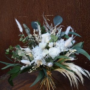 Rustic wedding bouquet for the bride, Wedding bouquet of dried and preserved flowers flowers, Bouquet for bridesmaids, Rustic wedding