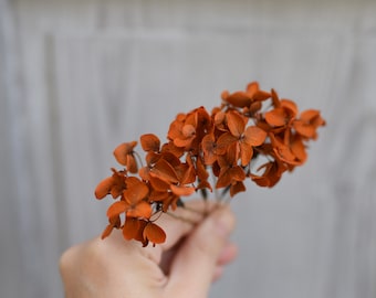 Fall autumn wedding flower hairpins, Hippie flower hairpins , Rustic Boho Bridal hair piece