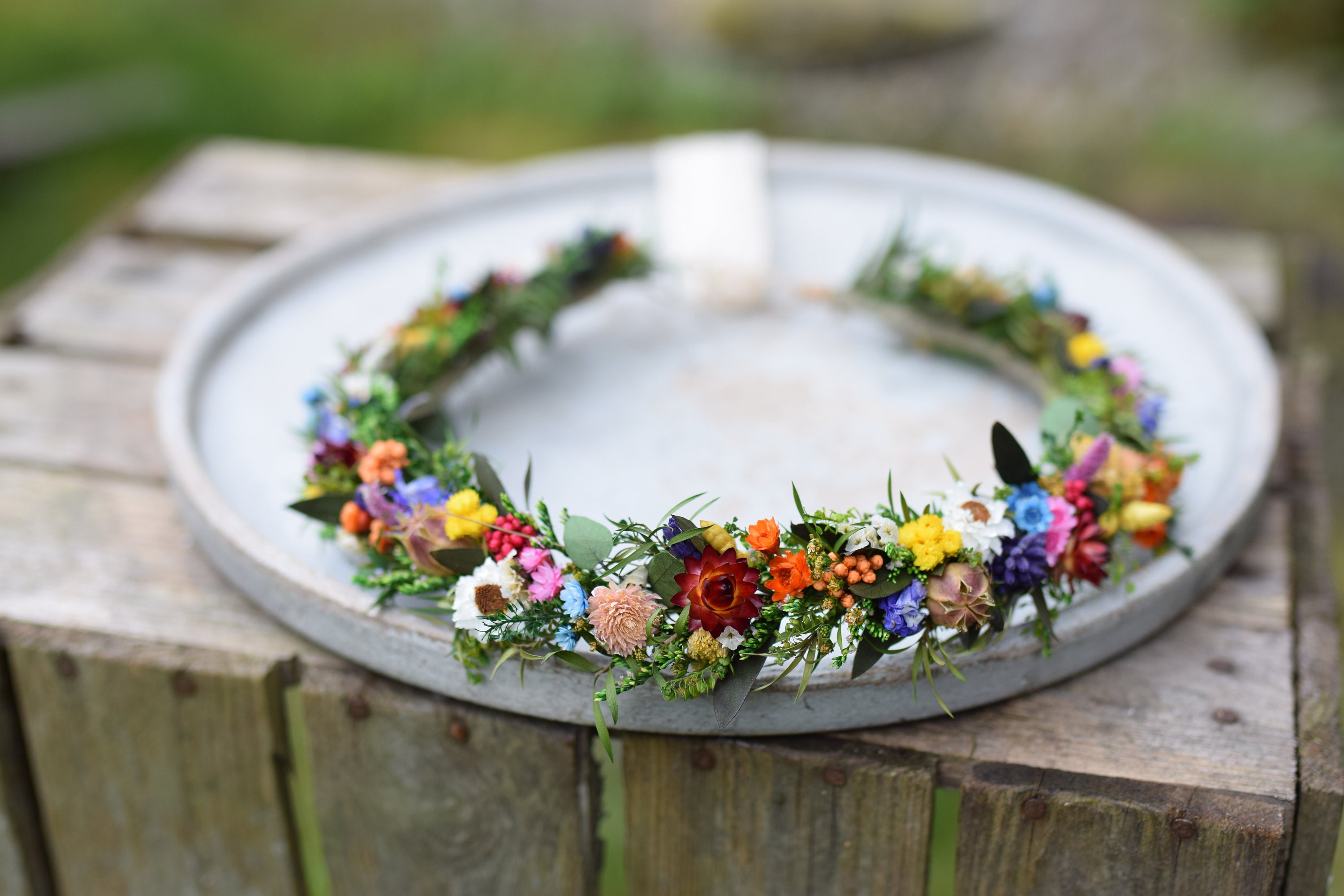 帽子 Meadow Flower crown 帽子 Meadow Flower crown 帽子 Meadow Flower crown Gold Tiara