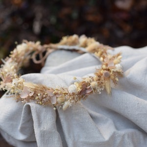 Dried Flower crown, Wedding flower crown, Bridal flower crown, Rustic Flower Crown, Maternity photosession, Wildflower crown, headwreath image 5