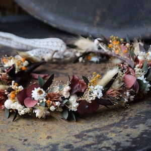 Dried Flower crown, Wedding flower crown, Bridal flower crown, Rustic Flower Crown, Maternity photosession, Wildflower crown, headwreath
