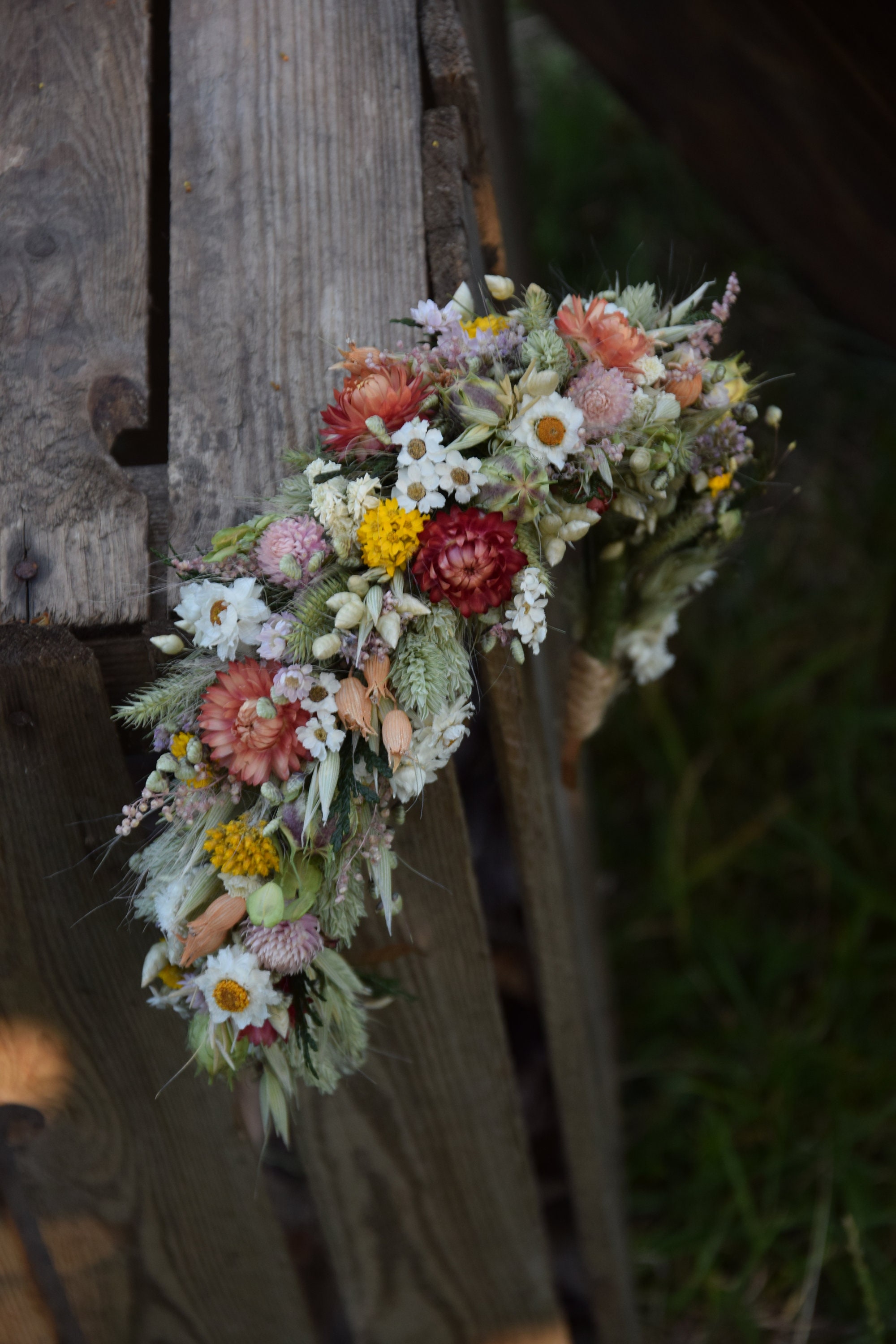 Head wreath, Wedding headband, Rustic wreath, dried flowers headband, Folk wedding, Rustic wedding