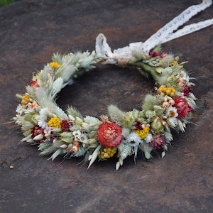 Dried Flower crown, Wedding flower crown, Bridal flower crown, Rustic Flower Crown, Maternity photosession, Wildflower crown, headwreath