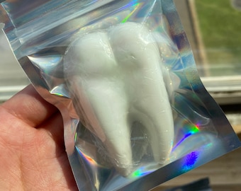 4 Tooth Molar Soap favors First Tooth Party Dental Office