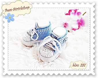 1 pair of baby shoes, 0-3 months, foot length 9 cm, made of cotton Oeko-Tex 100, gift for birth