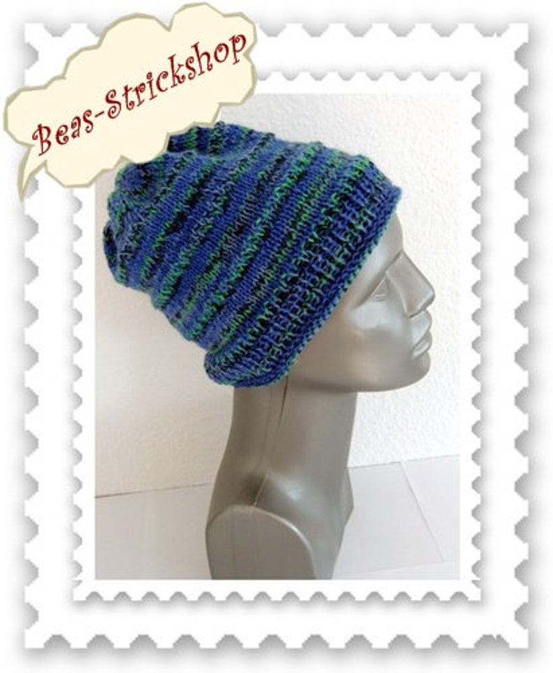 Hat size S-M wool hat knitted hat winter hat handmade knitted image 3
