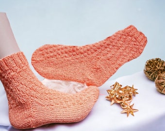 Kindersocken Größe:34/35, Socken, Kuschelsocken, Stricksocken, Wollsocken, Wintersocken