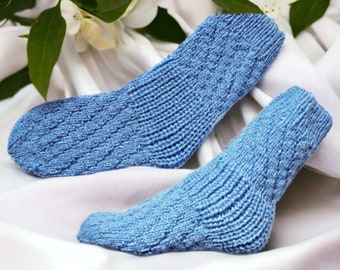 Kindersocken Größe:34, Socken, Kuschelsocken, Stricksocken, Wollsocken, Wintersocken