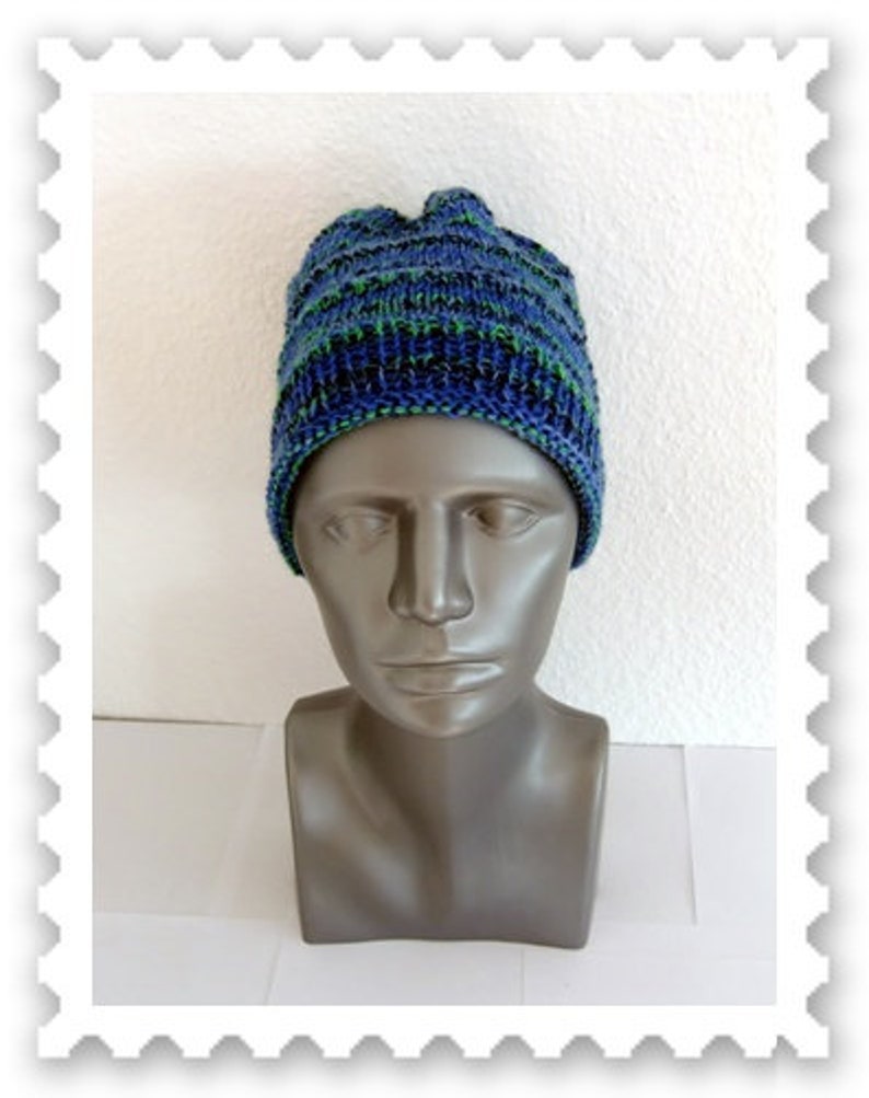 Hat size S-M wool hat knitted hat winter hat handmade knitted image 4