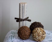 Items Similar To Decorative Balls Bowl Vase Filler Brown