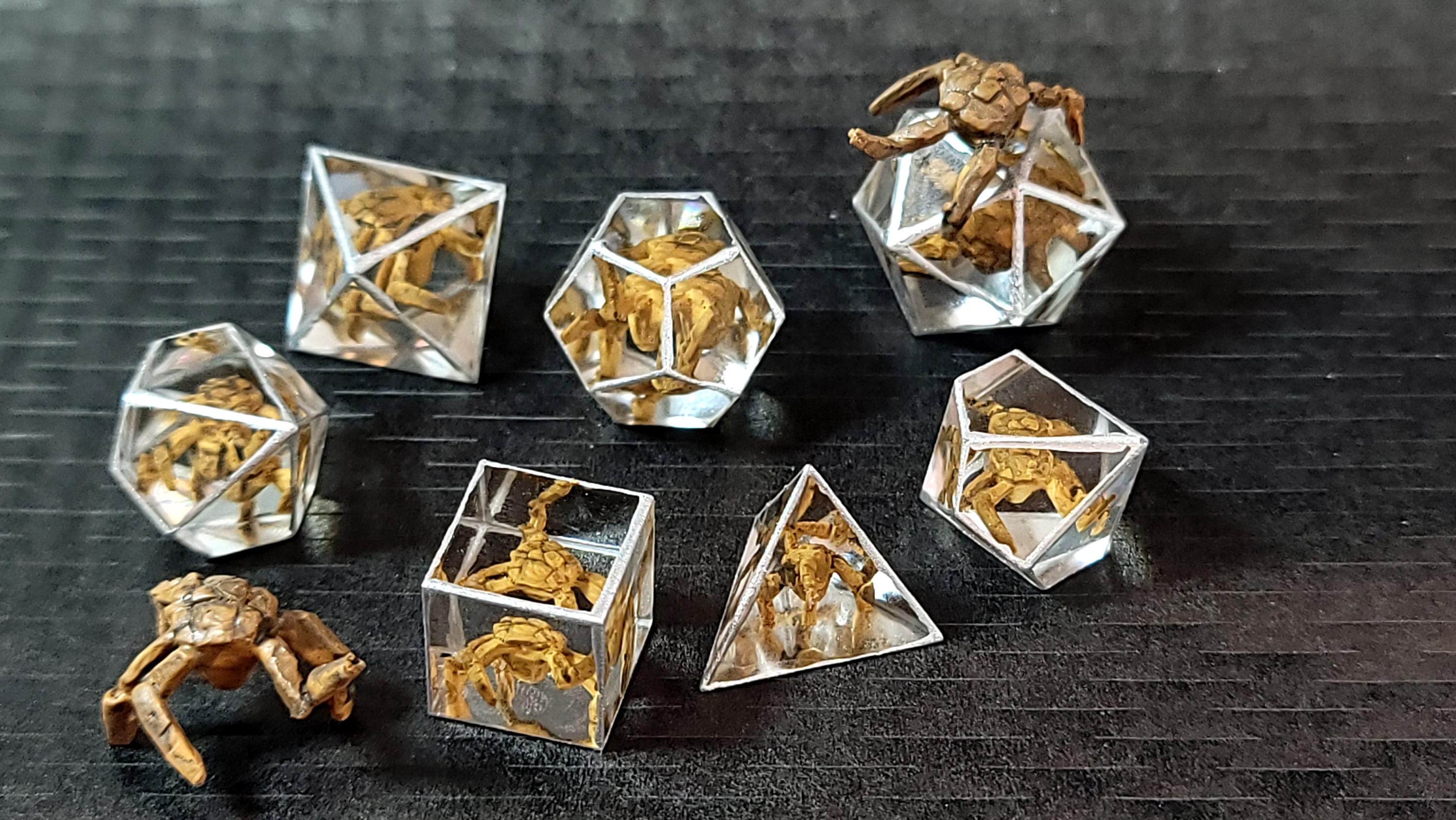 Project Hail Mary Inspired Resin Dice Set With Alien Rocky | Handmade ...