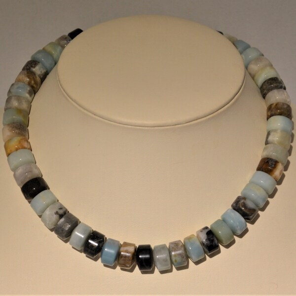 Amazonite Necklace & Earrings