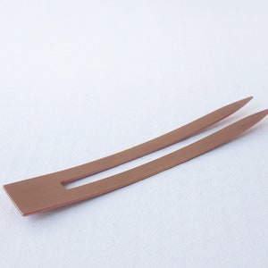 Feather fork, hair fork made of titanium, single colour image 7