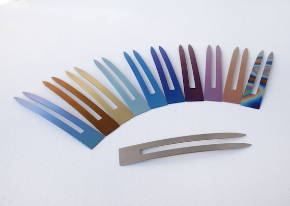 Federforke, Haarforke aus Titan, einfarbig