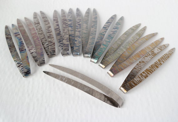 Haarnudel, Haarforke aus Titan, titanium hair fork