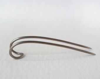 Hair slide, hair fork made of titanium